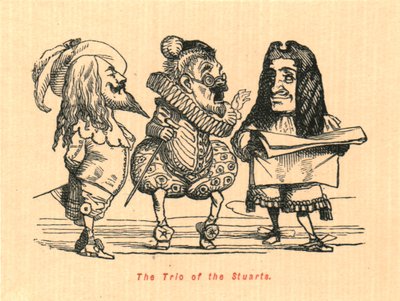 El trío de los Stuarts, 1897 de John Leech