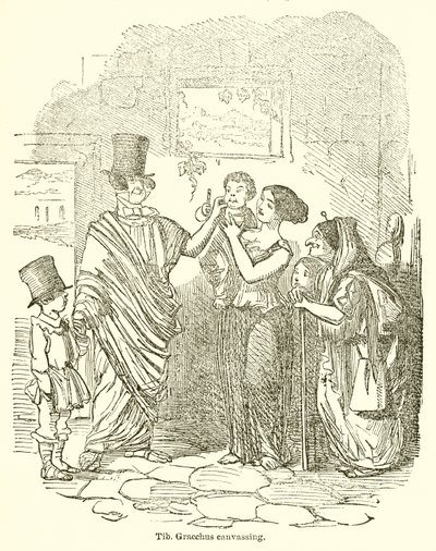 Tib. Gracchus haciendo campaña de John Leech