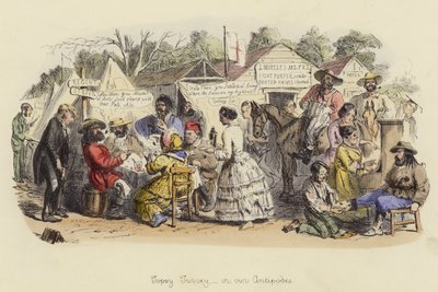 Topsy Turvey, o, nuestros antípodas de John Leech