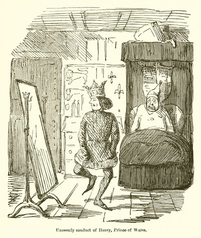 Conducta inapropiada de Enrique, Príncipe de Gales de John Leech