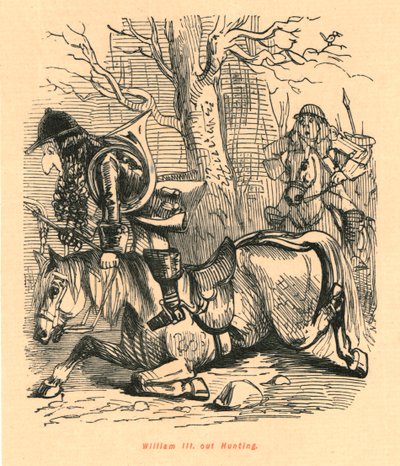 Guillermo III cazando, 1897 de John Leech