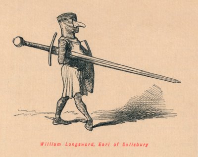 William Longsword, Conde de Salisbury, c1860 de John Leech