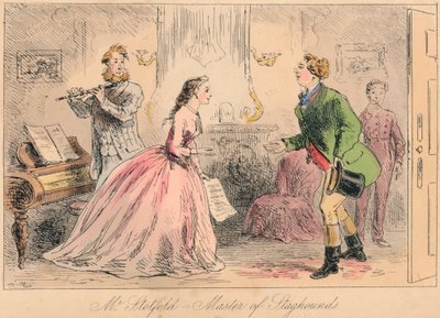 Sr. Stotford - Maestro de sabuesos, 1865 de John Leech and Hablot Knight Browne
