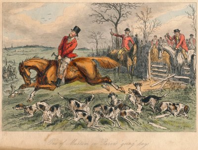 Uno de los días de Multum in Parvos, 1865 de John Leech and Hablot Knight Browne