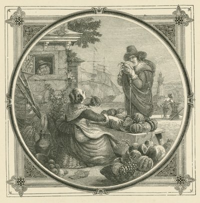 Como los melones, los amigos se encuentran en abundancia, de los cuales no hay ni uno bueno en veinte (grabado) de John Leighton