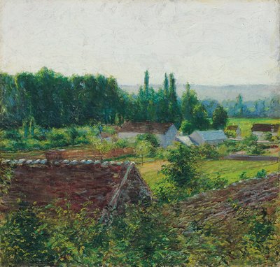 Casas de Campo en Giverny, c.1890 de John Leslie Breck