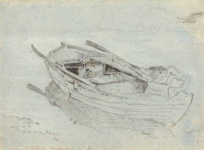 Un bote de remos en Twickenham de John Linnell