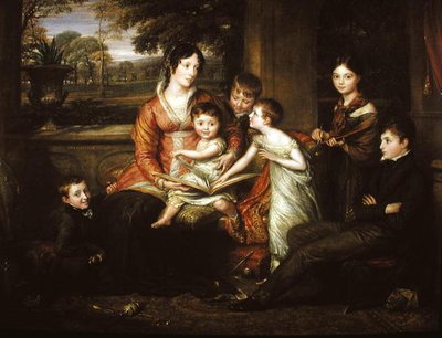 Lady Torrens y su Familia, 1820 de John Linnell