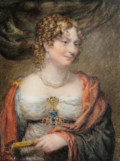 Retrato de Anne Law née Towry, 1ra Lady Ellenborough, c. 1821 de John Linnell