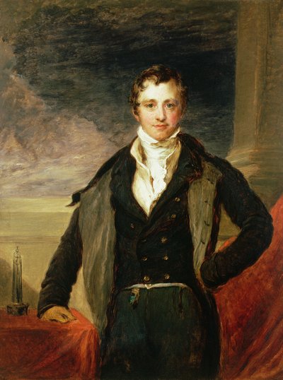 Retrato de Sir Humphry Davy de John Linnell