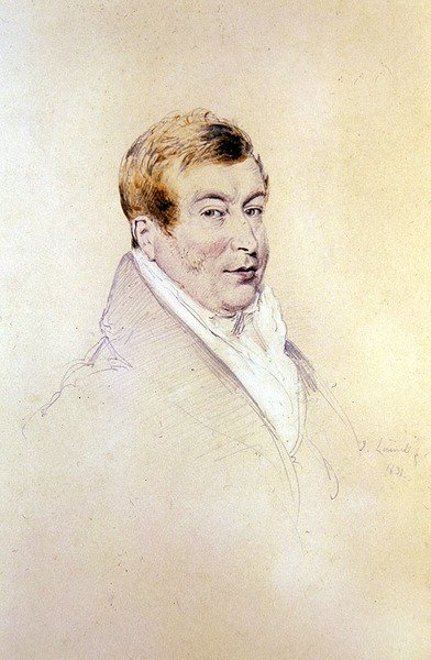 Retrato de un caballero de John Linnell