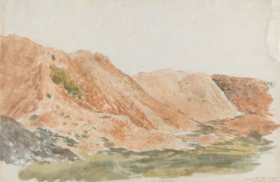 Canteras cerca de Ironbridge (terraplenes, Cambridge Terrace) de John Linnell