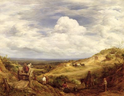 Arenales, Hampstead Heath, 1849 de John Linnell