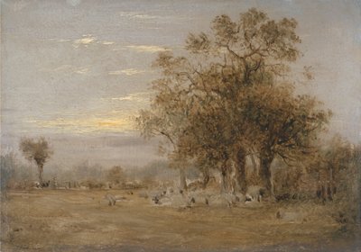 Pastoreo de ovejas de John Linnell