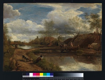 El río Kennet, cerca de Newbury, 1815 de John Linnell