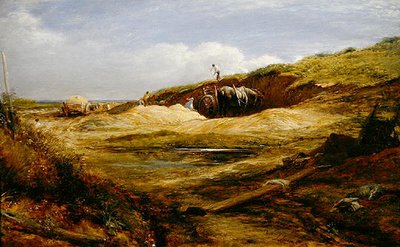 Las arenas, Hampstead Heath de John Linnell