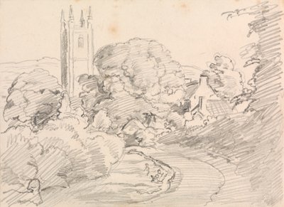Pueblo de Widecombe de John Linnell