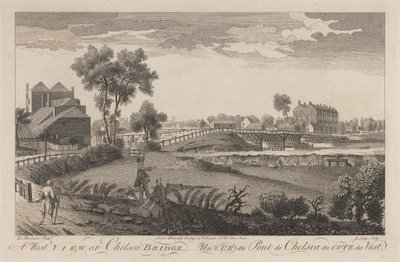 Vista oeste del puente de Chelsea de John Lodge