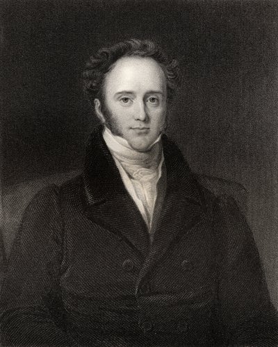 Henry John Temple, 3er Vizconde Palmerston, grabado por H.R. Cook (fl.1813-47), de 