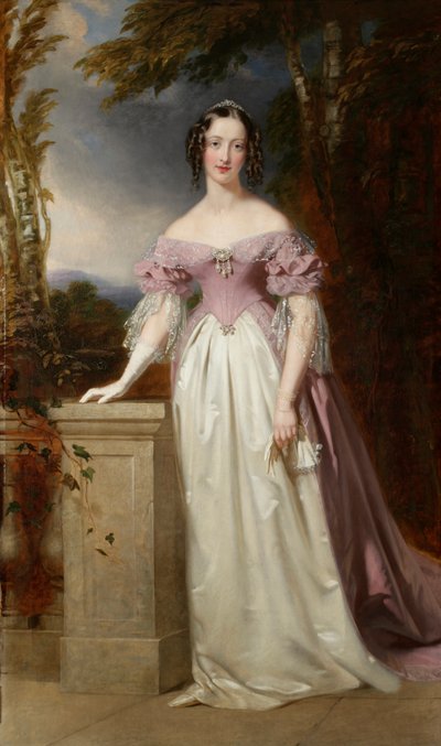 Retrato de Blanche Georgiana Howard, Condesa de Burlington de John Lucas
