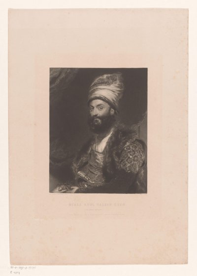 Portret de Mirza Abolhassan Khan Ilchi Mirza Abul Hassan Khan / (El embajador persa) (título sobre el objeto) de John Lucas