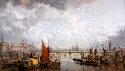 Una vista de Somerset House, St. Paul