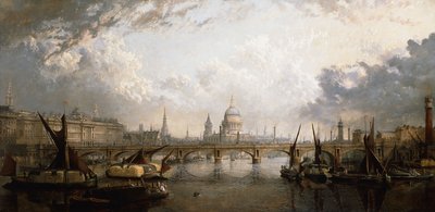 El Támesis desde el Puente de Hungerford, 1871 de John MacVicar Anderson