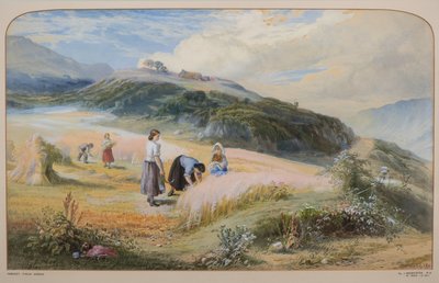 Campo de cosecha, Arran de John MacWhirter