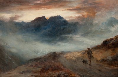 Niebla en las montañas de John MacWhirter