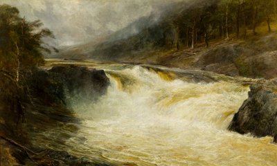 Las Cataratas de Tummel, c.1875 de John MacWhirter