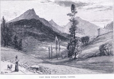 Vista desde la casa de Tiziano, de The Magazine of Art 1893, Cassell and Company de John MacWhirter