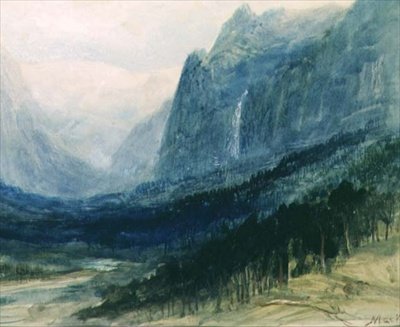 Valle de Yosemite, California de John MacWhirter
