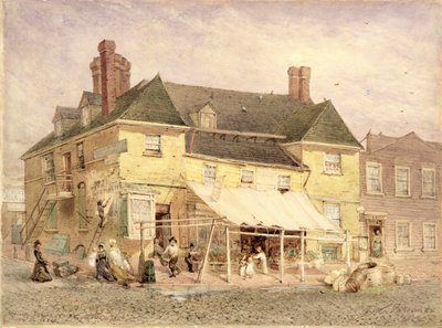 Mansión de William Penn, South Second Street, Filadelfia, 1864 de John Mackie Falconer
