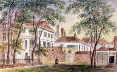 Vista de la Casa y Museo de la Difunta Duquesa de Portland (1715-1785) 1796 de John Mallord Bromley