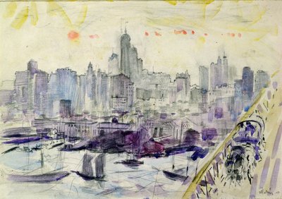 Puente de Brooklyn, Nueva York de John Marin