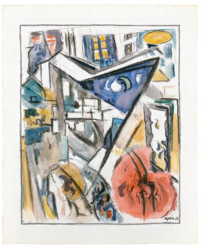 Bajo Manhattan de John Marin