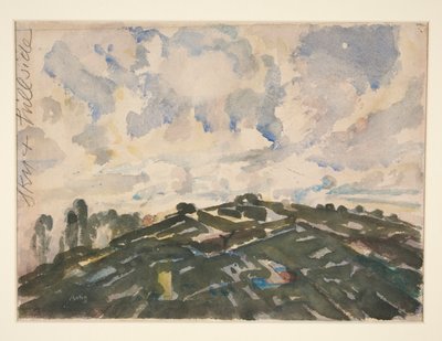 Tierra y cielo, Francia, 1908; o la colina de John Marin