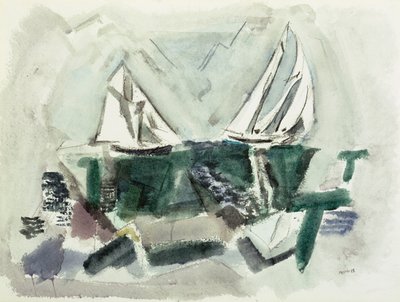 Yates Schooner, Dear Isle, Maine de John Marin