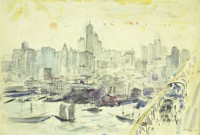 Puente de Brooklyn de John Marin