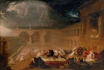 El festín de Belsasar de John Martin