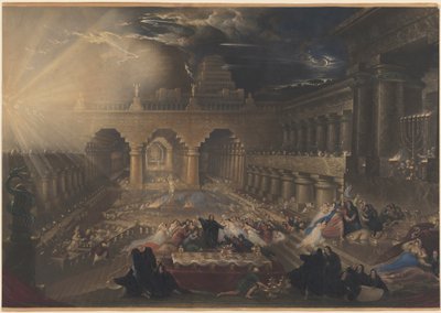 El festín de Belsasar de John Martin