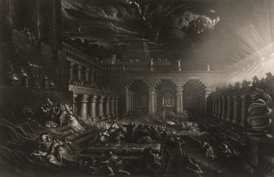 El festín de Belsasar, de Ilustraciones de la Biblia de John Martin