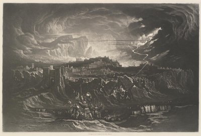 Caída de los muros de Jericó de John Martin