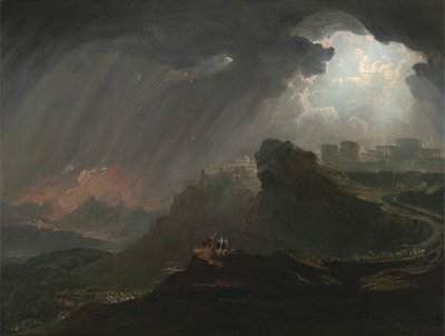 Josué ordena al Sol que se detenga de John Martin