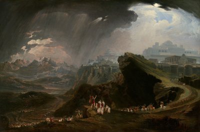 Josué ordenando al sol detenerse sobre Gabaón de John Martin