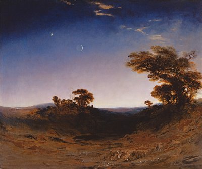 Luz de luna de John Martin