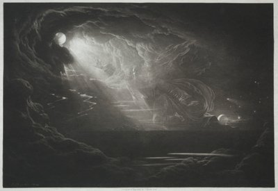 Paraíso Perdido: La Creación de la Luz, 1824 de John Martin