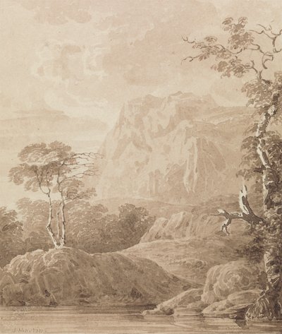 Paisaje de Rocky River de John Martin