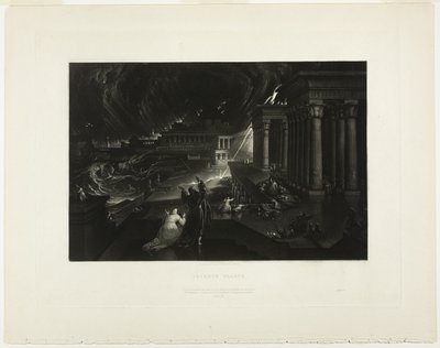 Séptima plaga, de Ilustraciones de la Biblia de John Martin