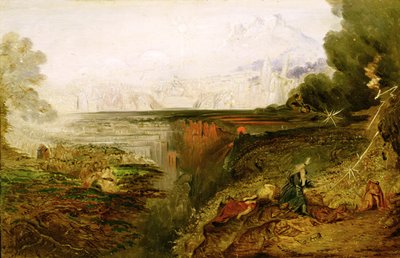Estudio para El Juicio Final, c.1851-53 de John Martin